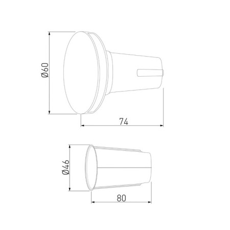 Elektrostandard, STEP LED 3.5 W, 60x60x74 mm, IP20, white color-3
