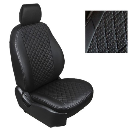 Autoshekhli from eco-leggings "Rhombus" for Audi Q3 I 2011-2018