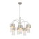 Suspension lamp 6x40W E14, size 66x66x109 cm
