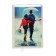 Leduced A5 Diary, 160 sheets, Devente.couple with umbrella, firm artificial leather cover with foam rubber, 2 lies, block 70 g/m2