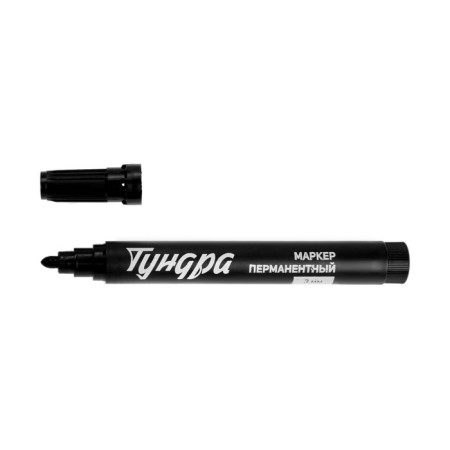 Building tundra marker, permanent, black, line width 3 mm-3