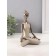 Souvenir Polystone "Girl on Yoga - Breath" under bronze 8x13x19 cm