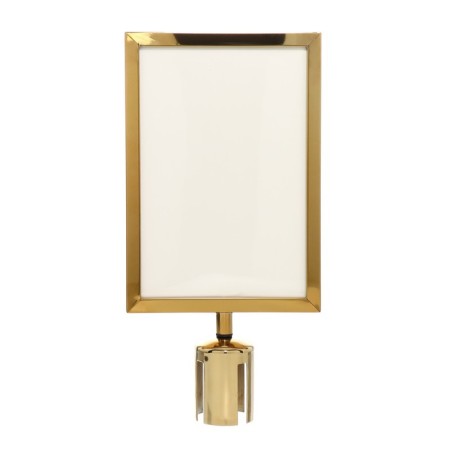 Information frame A4, 22 x 32 cm, d = 6.5 cm, vertical, gold