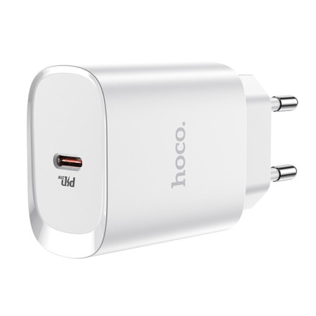 The network charger Hoco N14, Type-C PD 20 W, 3 A, white-1