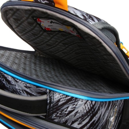 Frame backpack 36 x 28 x 11 cm, Across 198, filling: bag, gray ACR22-198-2-9