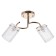 Chandelier 2017/2 E27 60W gold 46x19x25 cm Bayerlux