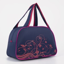 Sports bag with lightning, blue/pink color