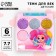 Children's shadows for the eyelids with an applicator, 6 colors