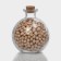 Glass jar for spices with a cork lid "Parfa", 220 ml, 9 × 9 × 10 cm
