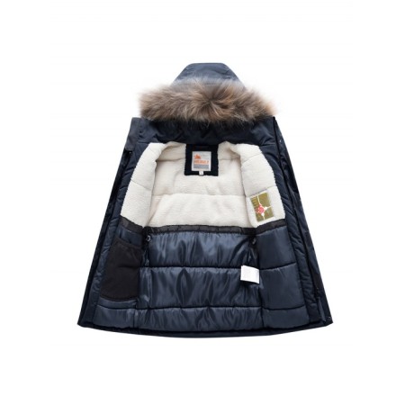 Winter park for a boy, height 134 cm, dark blue color-2