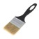 Brush flat "Akor" standard, natural bristles, plastic handle, 50x6 mm