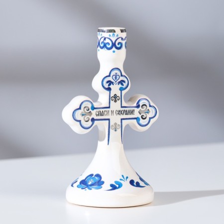 Cross Cross "Gzhel", ceramics