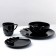 Ceramic Salamic “Obsidian”, 16.5 x 7 cm, 900 ml, black color