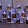 Garland “thread” 4.5 m with nozzles “clothespins-stars”, IP20, transparent thread, 20 LED, white glow, 220 V