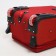 Small suitcase 20 "on lightning, code castle, with extension, red color