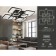 LED ceiling LED with Ambrella Light, Original, FA4424, 8XLED, 150 W, 11250LUM, 3000-6400K, Black Color Black