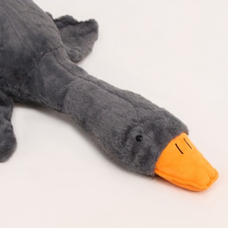 Skill of a soft toy "Goose", 130 cm, color gray color-7