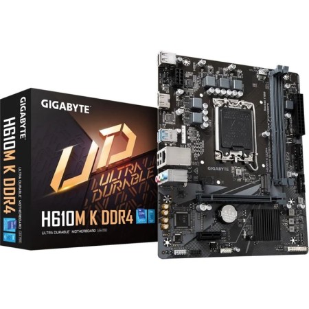Maternal board Gigabyte H610M, LGA1700, H610, 2XDDR4, VGA, HDMI, MATX-4