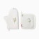 Set of kitchen. Ethel "Flower": mittens 20x27 cm, take 19x19 cm, sarzha 190 g/m2, 100% HL