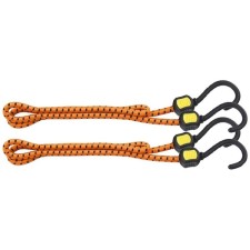 Gum for luggage mounting stels, 1 m, rubberized hooks, set 2 pcs