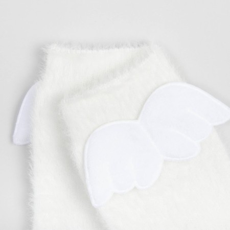 Tensor socks minku with a patch, white color, size 36-39 (23-25 ​​cm)-1
