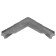 PPK parapet for a fence span of 0.5 brick, 50 × 13 × 1.5 cm, graphite, “flexible tile”