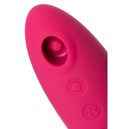 Vibrator with vacuum-wave stimulation Jos Enila, silicone, pink color, 23 cm-5