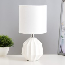 Alaida table lamp E14 40W white 14x14x28 cm Risalux