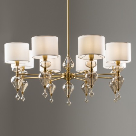Freya FR5369CL-08BS RAise, 710x265x830 mm ceiling lamp, E14, 8x40W, brass color-8