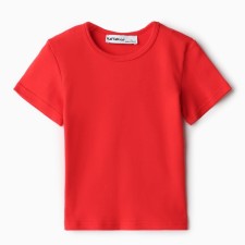 Children's T-shirt KAFTAN, height 98-104, red