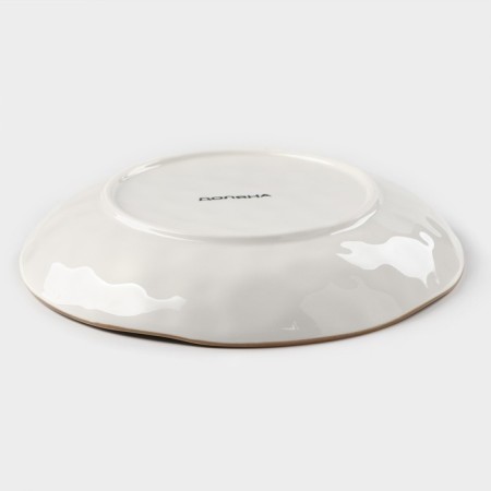 Porcelain Porcelain Deep shade "Cosmos", 550 ml, d = 21.5 cm, green color-2