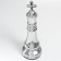 Souvenir ceramics "Chess figure. King" silver 25x8.2x8.2 cm