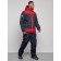 Male ski suit, size 52, dark blue color