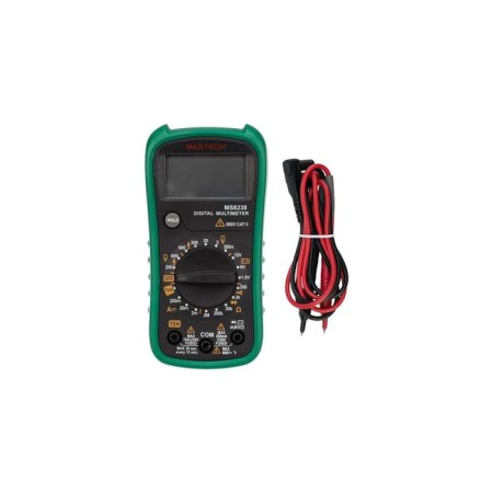 MASTECH MAS8238 multimeter, diode test, "calling" mode, indication of overload, polarity-2
