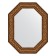 Mirror in the baguette frame, vignette aged bronze 109 mm, 70x90 cm
