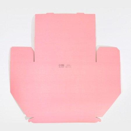 Confectionery box with PVC lid, packaging, "pink", 25 x 22.5 x 10 cm-5