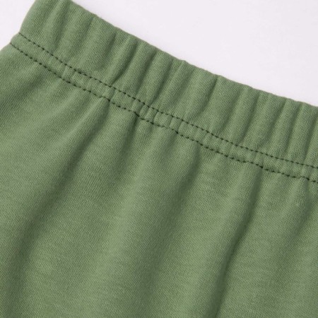 Sliders with cuffs, height 80 cm, green color-3