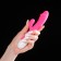 Vibrator - "wow" rabbit, clitoris stimulator and dots G, IP67, pink