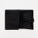 Male purse on the button for auto documents and passports, black color
