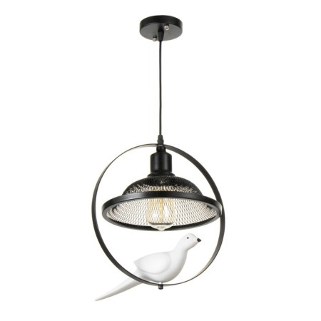 Bayerlux lamp "Bird" E27 40W black and white 25x30x30 cm