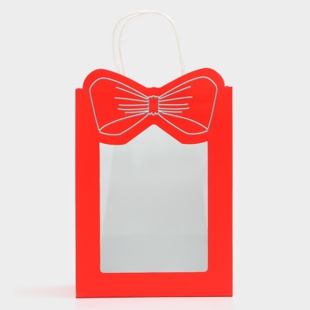 Gift package with the eye "Bant", 19 x 26 x 13 cm, red-2