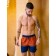 Male ISee shorts, size 48, blue color, terracotta