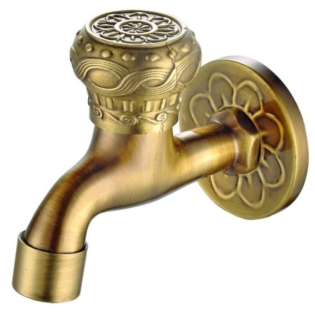 Bronze de Luxe 21982/2 crane, drain, for a bath, nozzle for a hose