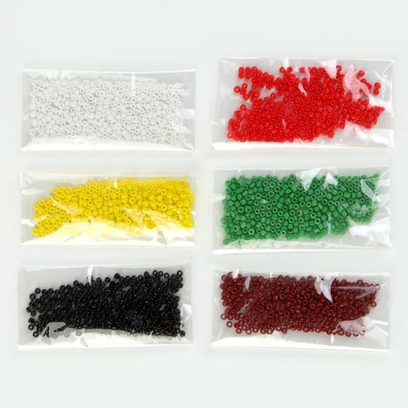 Set for creativity "New Year's decoration from beads" Red-3