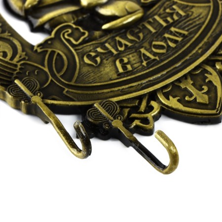 Keywater Wall "Happiness to the House", Brownie, 10.4 x 12.1 cm-2