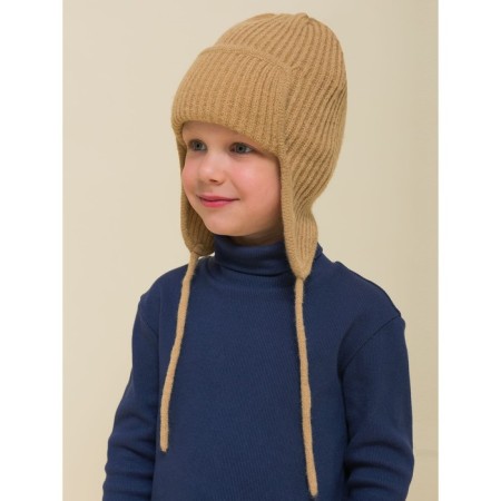 Children's hat, size 51-52, beige color