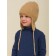Children's hat, size 51-52, beige color