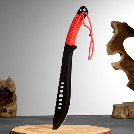 Tourist knife 43cm, blade 305mm/3mm, braid hilt