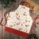 Apron "Ethel" Golden Christmas 60x70cm, 100% cotton, sarzha 190 g/m2