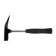 Roofer's hammer scrap, metal tubular rubberized handle, 600 g